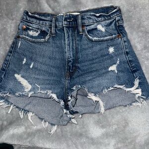 Abercrombie & Fitch Blue Denim Shorts